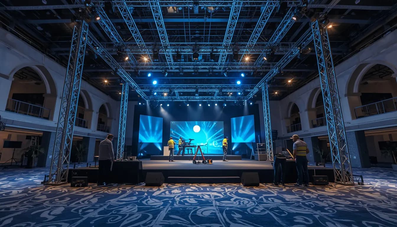 corporate event setup Dubai