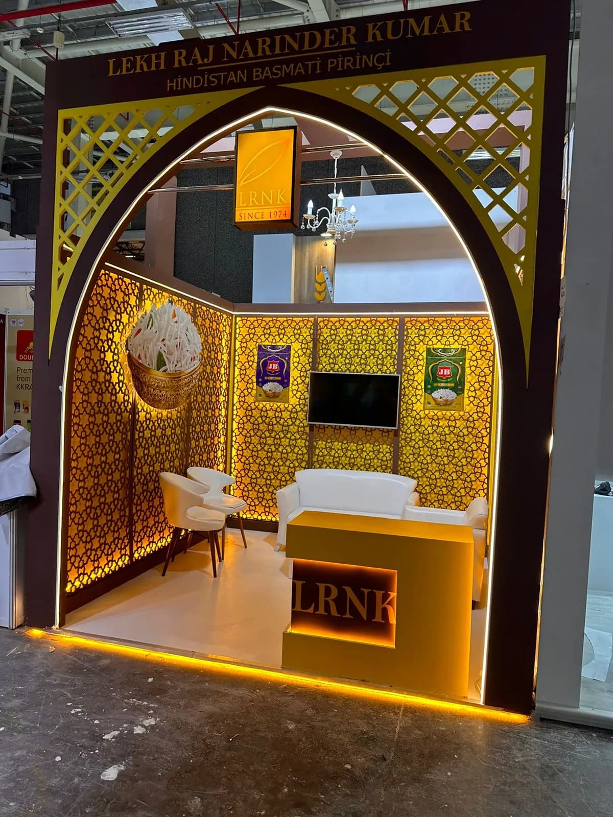 Exhibition stands in Abu Dhabi