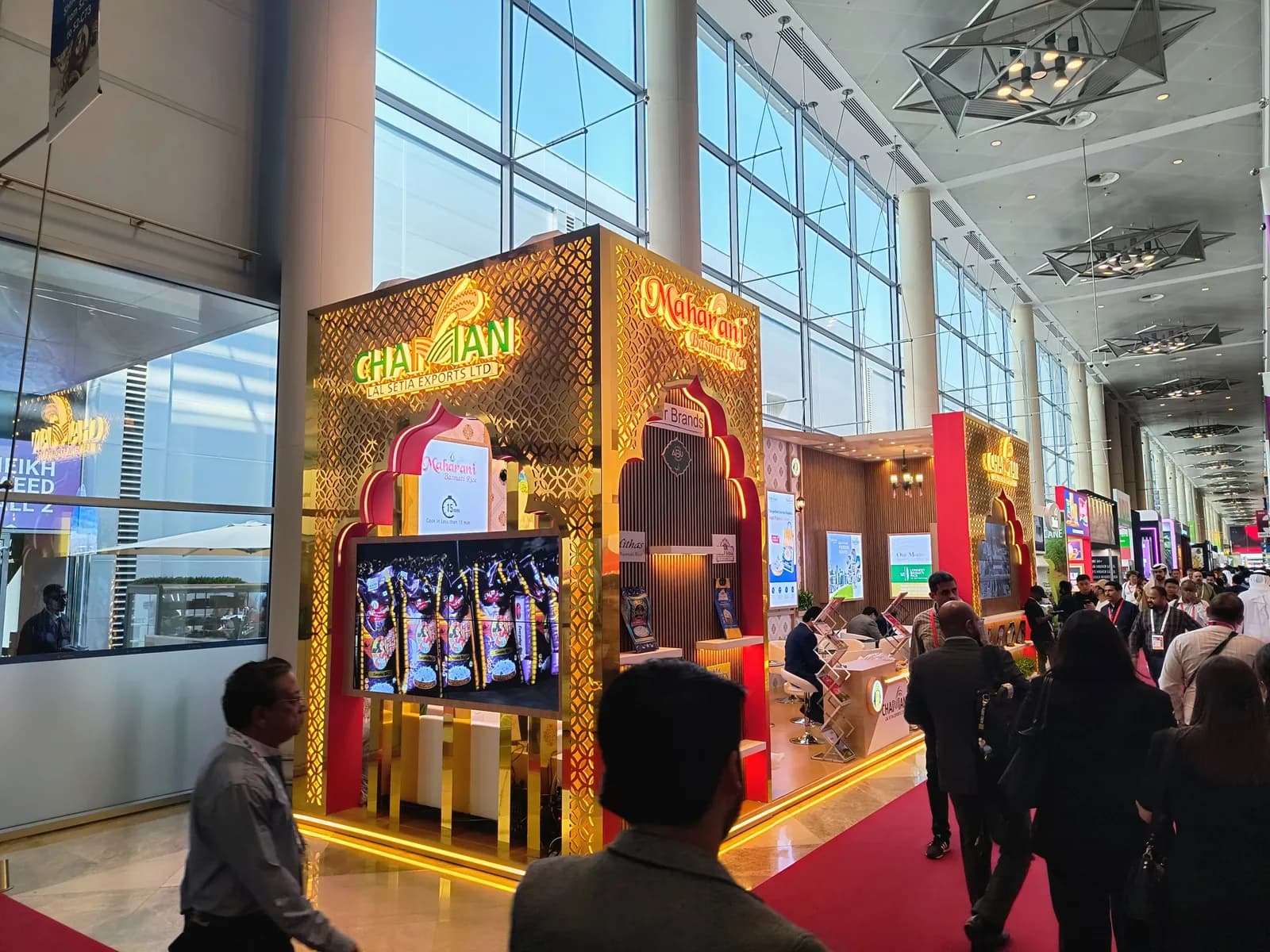 Exhibition stands in Qatar