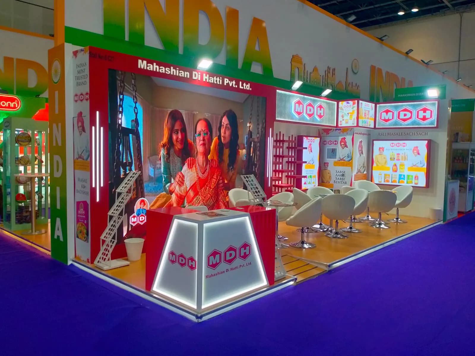 country pavilion exhibition stand